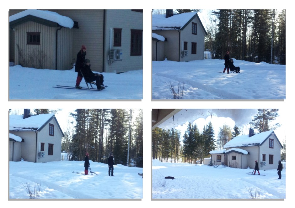 Kaarina en Jouke op de sparke