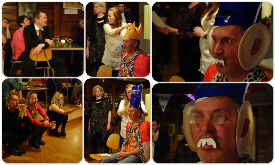 Doe eens gek! Idee van mijn lieve collega Mari. Gå gale! Ideen om min kjære kollega Mari.