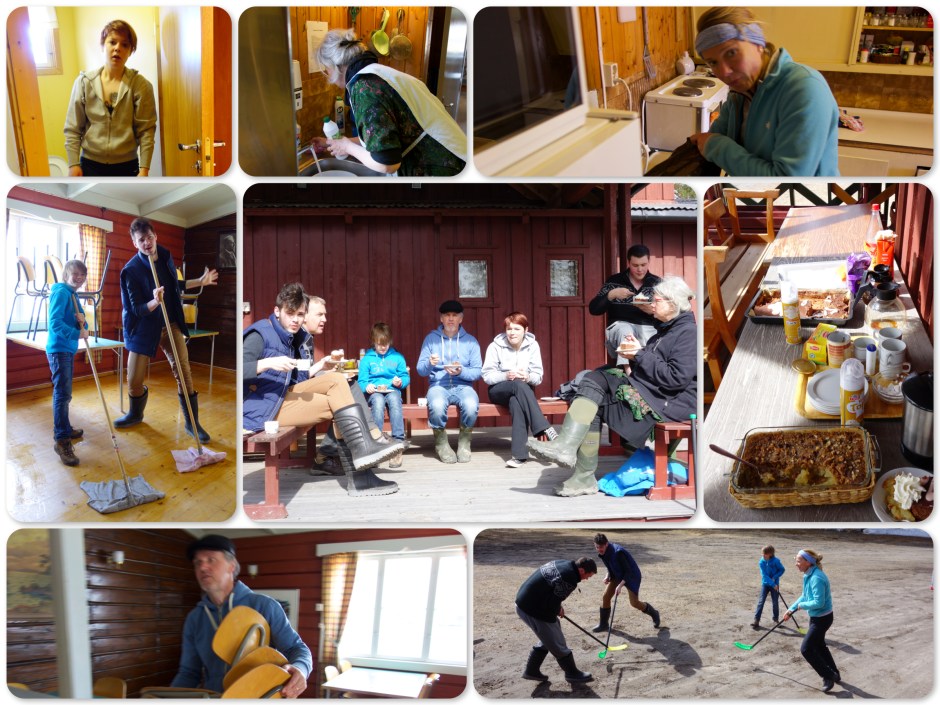 Opruimen en schoonmaken. Ook dat was gezellig. :-) Rydde opp og rengjøringvaske. Det hvar også koselig.