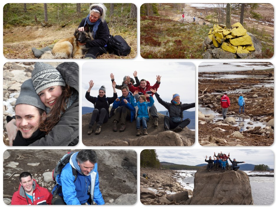Heerlijk uitwaaien langs de ´Trysilelva´. (In de beurt van de Zweedse grens) Pust av frisk luft langs Trysilelva ( på grensen av Sverige).